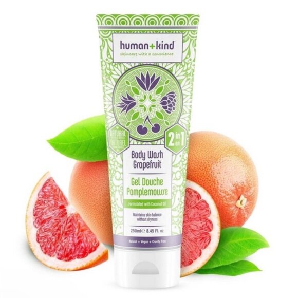 Human+Kind Grapefruit Body Wash 8.45oz New Maintain skin balance without dryness - Picture 1 of 5